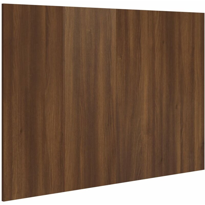 Tête de lit accessoire couchage chambre à coucher meuble 120 x 1,5 x 80 cm MDF marron TDL0203589