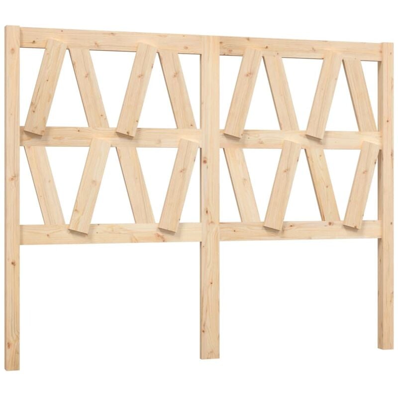 Tête de lit accessoire couchage chambre à coucher meuble 146 x 4 x 100 cm bois de pin massif TDL0206692