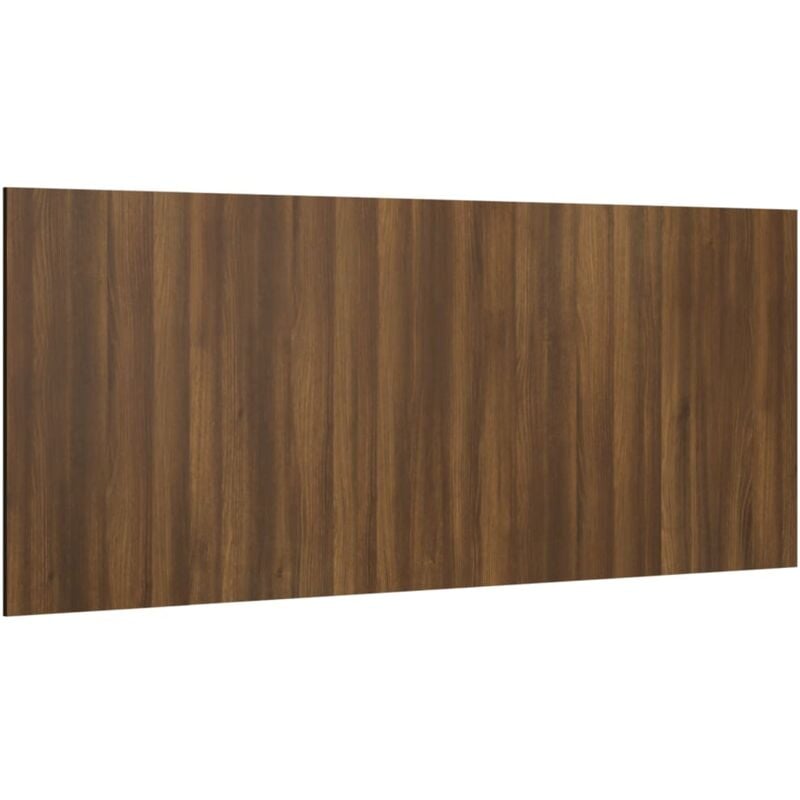 Tête de lit accessoire couchage chambre à coucher meuble 200 x 1,5 x 80 cm MDF marron TDL0203587