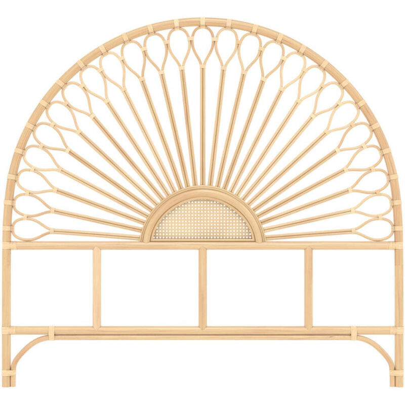 Tête de lit en rotin naturel 140 cm - alan