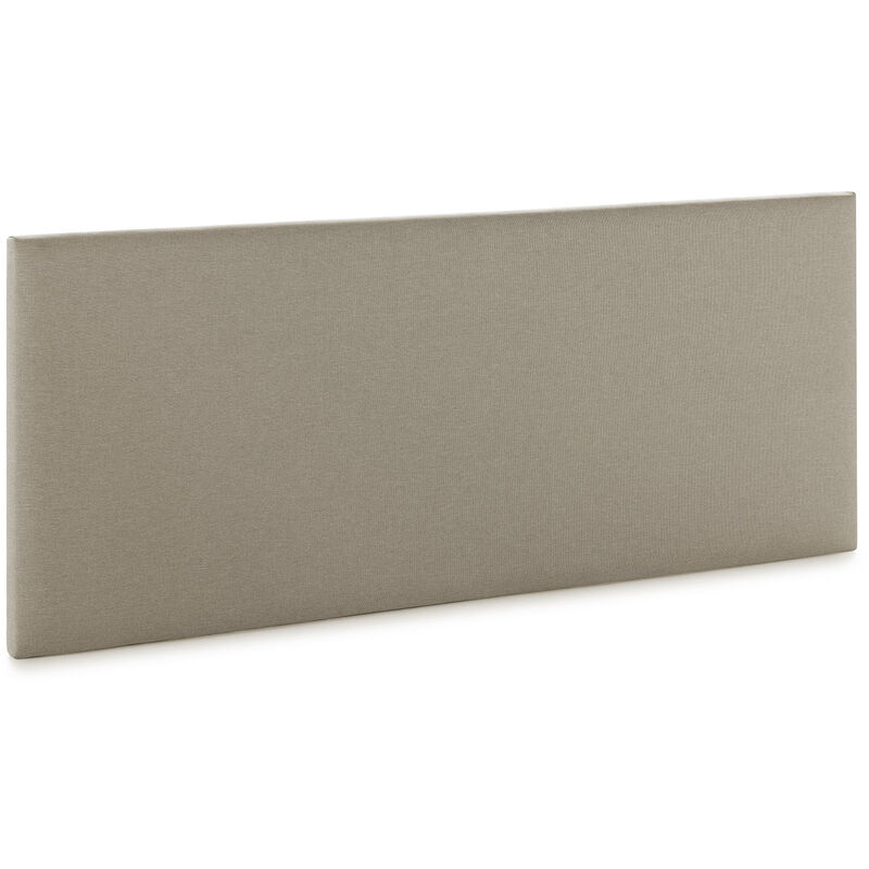 Tête de lit Aura tapissée en tissu Beige 140x60 cm