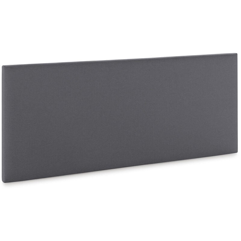 Vs Venta-stock - Tête de lit Aura recouverte de tissu Gris Foncé 160x60 cm