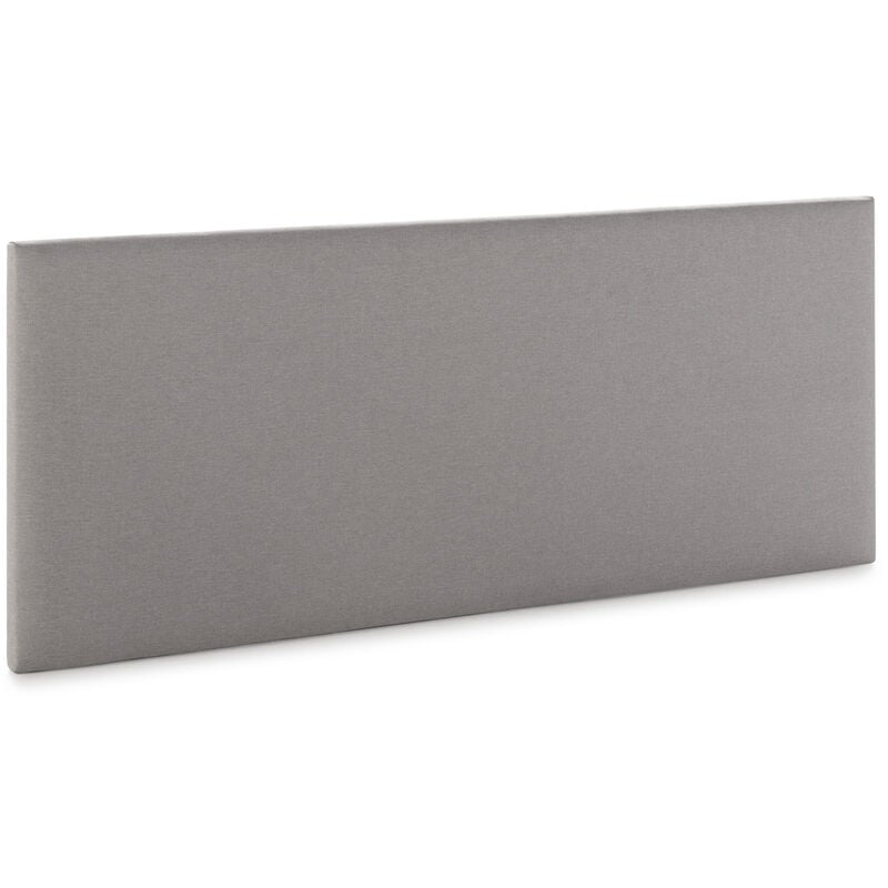 Vs Venta-stock - Tête de lit Aura recouverte de tissu Gris Clair 160x60 cm