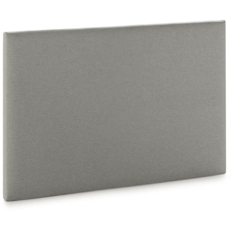 Tête de lit Aura recouverte de tissu Gris Clair 90x60 cm