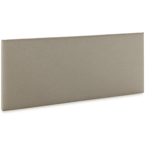 Tête de lit Aura tapissée en tissu Beige 160x60 cm