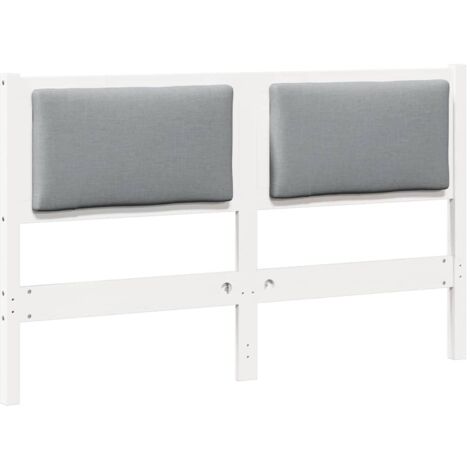Tête de lit Autre Blanc 140 cm Bois massif en pin