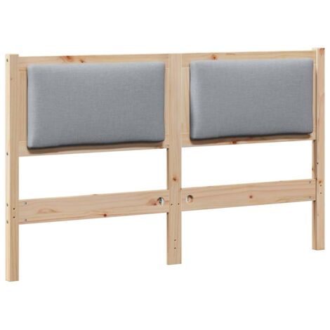 Tête de lit Autre Marron 140 cm Bois massif en pin