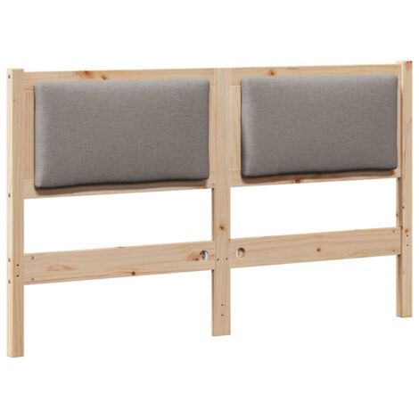 Tête de lit Autre Marron 140 cm Bois massif en pin