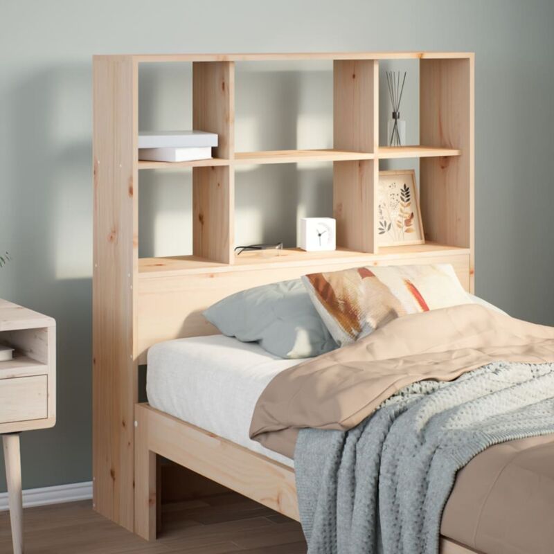 Vidaxl - Tête de lit avec rangement 100 cm bois massif de pin