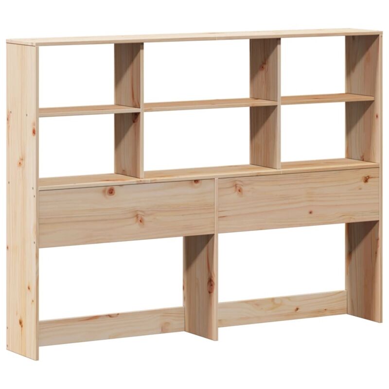 Vidaxl - Tête de lit avec rangement 135 cm bois massif de pin