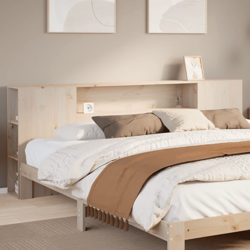 Vidaxl - Tête de lit avec rangement 180 cm bois massif de pin