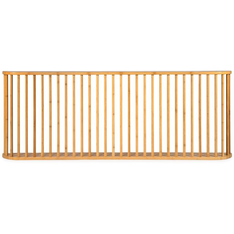 Tête de lit basse à barreaux spéciale futon Gariong L160cm Bambou