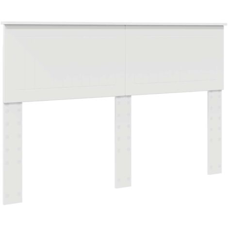 Tête de lit Blanc 140 cm Bois d'ingénierie