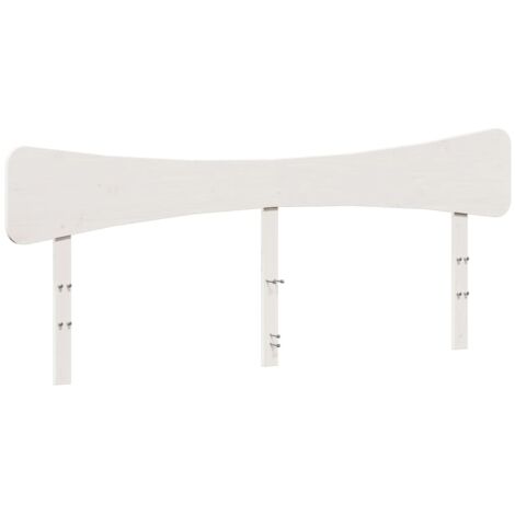 Tête de lit blanc 180 cm bois massif de pin