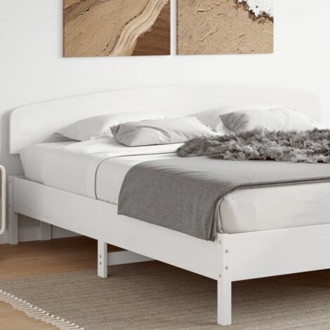 Tête de lit blanc 200 cm bois massif de pin vidaXL