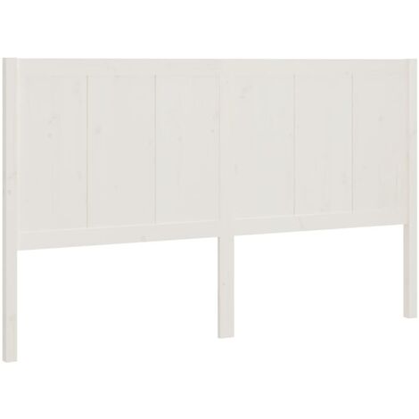 vidaXL Tête de Lit Bois Massif de Pin Intérieur Multicolore Multi-taille