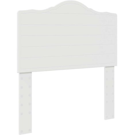 Tête de lit Blanc 90 cm Bois d'ingénierie