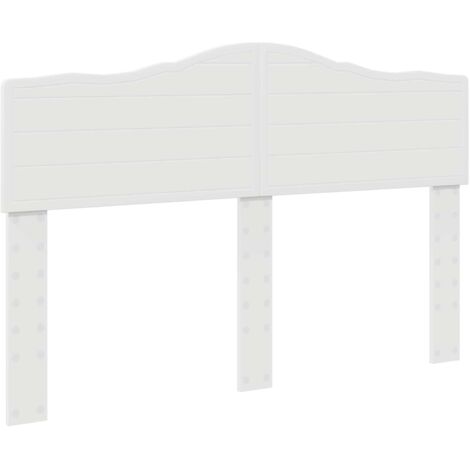 Tête de lit Blanc Brillant 140 cm Bois d'ingénierie