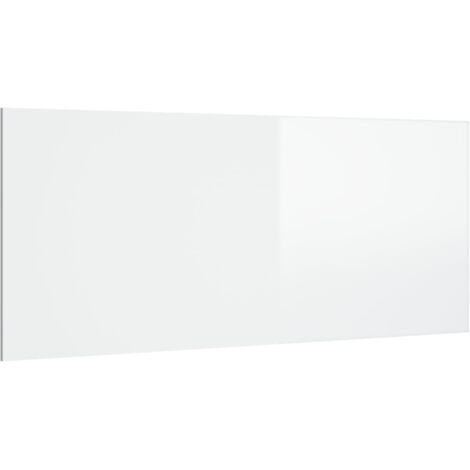 Tête de lit Blanc brillant 200x1,5x80 cm Bois d'ingénierie