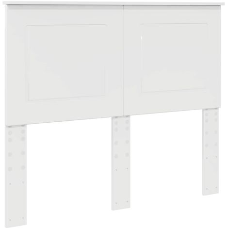 Tête de lit Blanc Brillant Bois d’ingénierie
