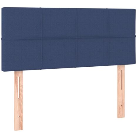 Tête de lit Bleu 100x5x78/88 cm Tissu