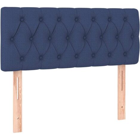 Tête de lit Bleu 100x7x78/88 cm Tissu