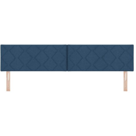 Tête de lit Bleu 200 cm tissu