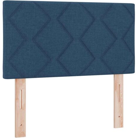 Tête de lit Bleu 80 cm tissu