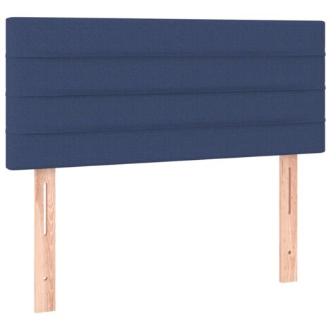 Tête de lit Bleu 90x5x78/88 cm Tissu
