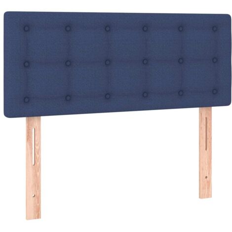 Tête de lit Bleu 90x5x78/88 cm Tissu