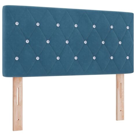Tête de lit Bleu foncé 100 cm Velours
