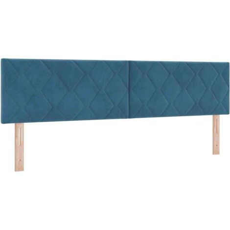 Tête de lit Bleu foncé 180 cm Velours