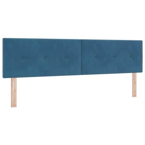 Tête de lit Bleu foncé 180 cm Velours