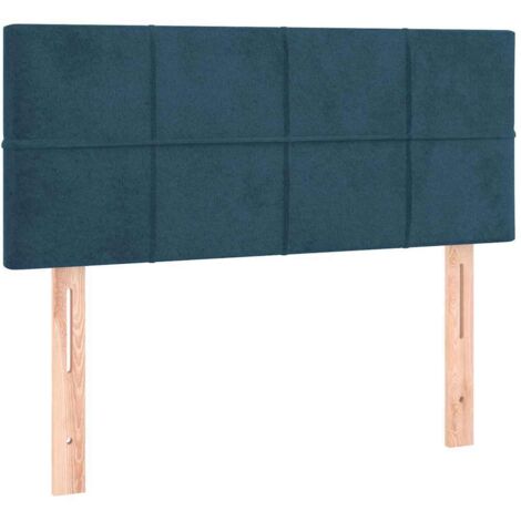 Tête de lit Bleu foncé 80x5x78/88 cm Velours