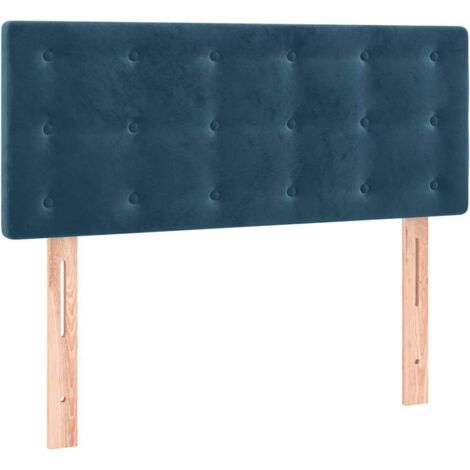Tête de lit Bleu foncé 80x5x78/88 cm Velours