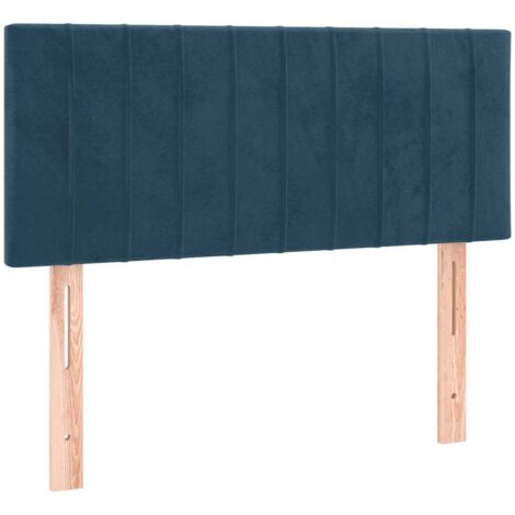 Tête de lit Bleu foncé 80x5x78/88 cm Velours