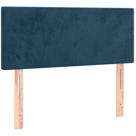 Tête de lit Bleu foncé 90x5x78/88 cm Velours