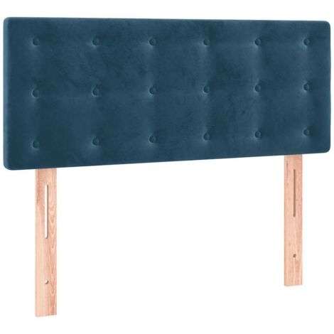 Tête de lit Bleu foncé 90x5x78/88 cm Velours