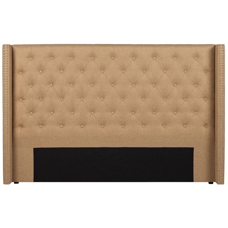 Vente-unique - Tête de lit capitonnée 170 cm - Tissu - Beige - massimo ii