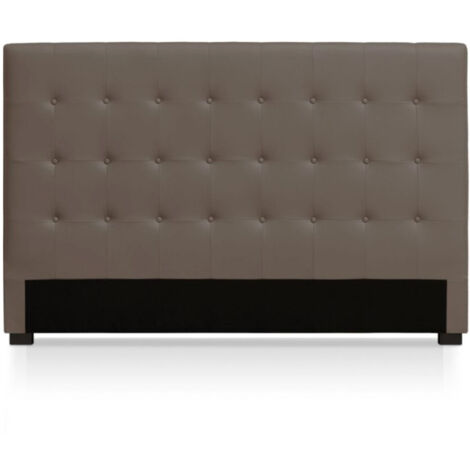Tête de Lit Capitonnée "Amor" 180cm Taupe