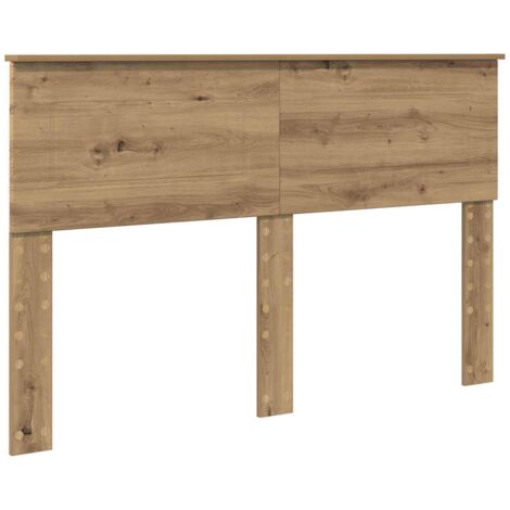 Tête de lit Chêne artisanal 140 cm Bois d'ingénierie