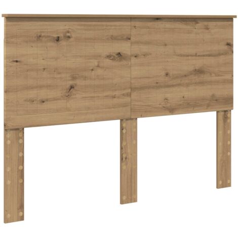 Tête de lit Chêne artisanal 140 cm Bois d'ingénierie