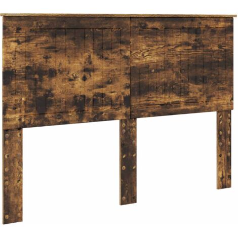 Tête de lit Chêne fumé 140 cm Bois d'ingénierie