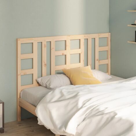 Tête de lit Chic - Tête de lit pour Couchage - 141x4x100 cm Bois massif de pin -25531