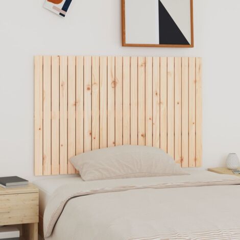 Tête de lit Classique - Tête de lit murale Montage Facile pour Chambre - 140x3x90 cm Bois massif de pin -22773