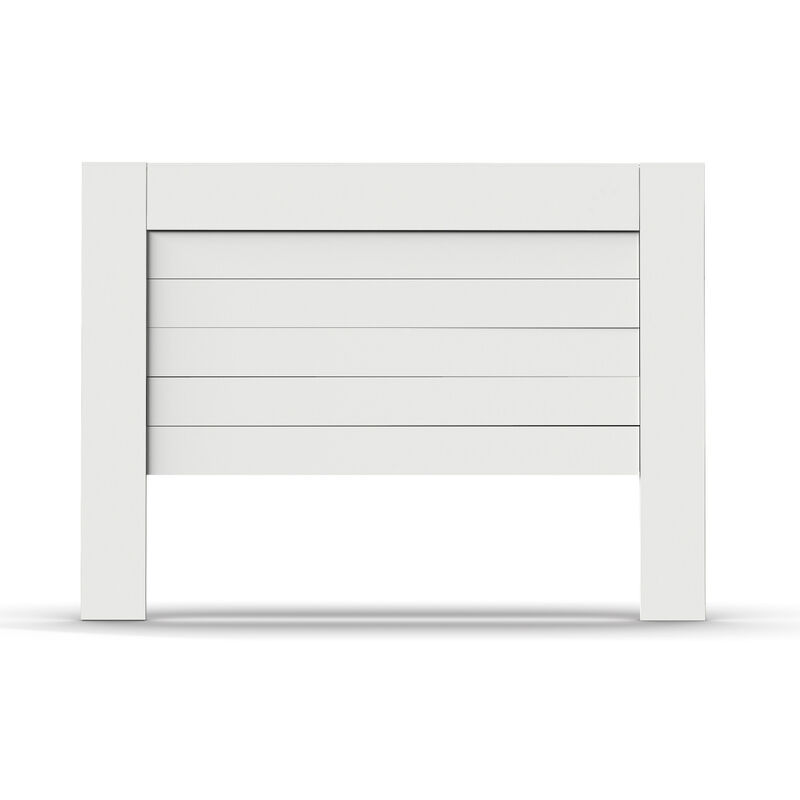 Tête de lit coloris blanc - Longueur 164 x Profondeur 2,2 x hauteur 120 cm Pegane