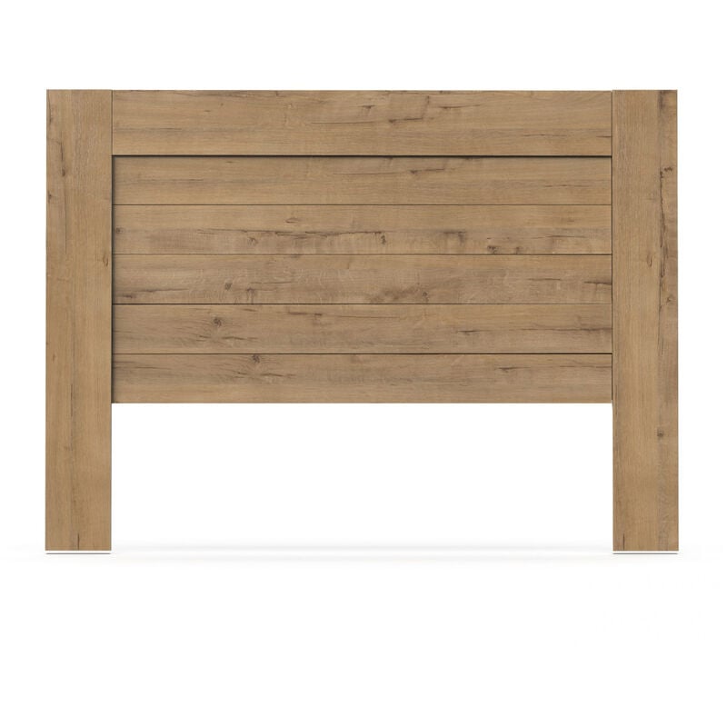 Pegane - Tête de lit coloris chêne doré - Longueur 164 x Profondeur 2,2 x hauteur 120 cm
