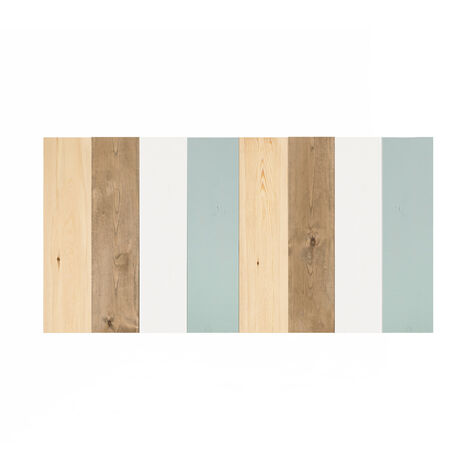 Tête de lit combinée vert bleue flandes