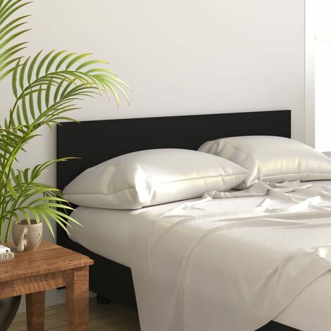 Tête de lit Contemporain Pour Lit adulte | Noir 160x1,5x80 cm Bois d'ingénierie 21994 - Noir
