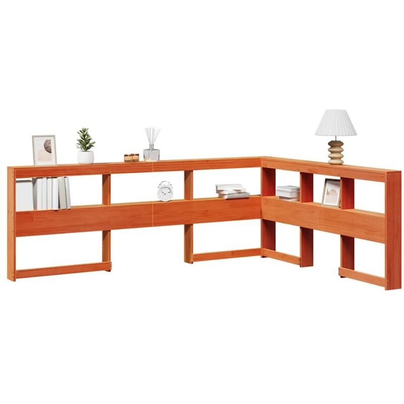 Vidaxl - Tête de lit de bibliothèque forme de l 135 cm bois massif pin